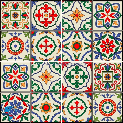 دکوری طرح کاشی مولتی کال کد k-506