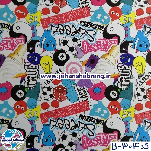 بمب استیکر فانتزی یورو دکور کد B-304