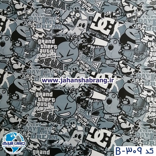 بمب استیکر فانتزی یورو دکور کد B-309