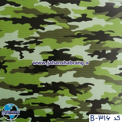بمب استیکر ارتشی سبز تیره یورو دکور کد B-316