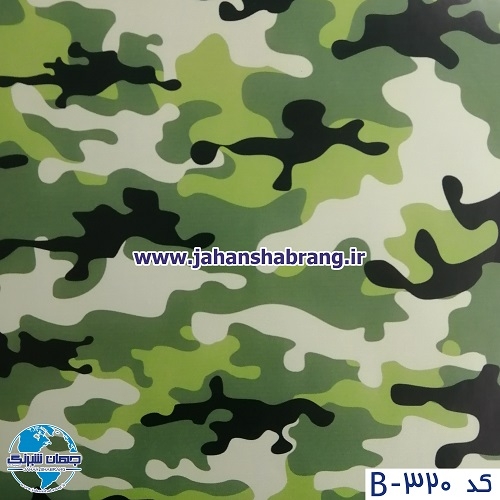 بمب استیکر ارتشی سبز روشن یورو دکور کد B-320