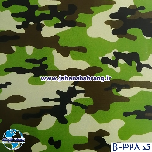 بمب استیکر ارتشی کاهویی تیره یورو دکور کد B-328