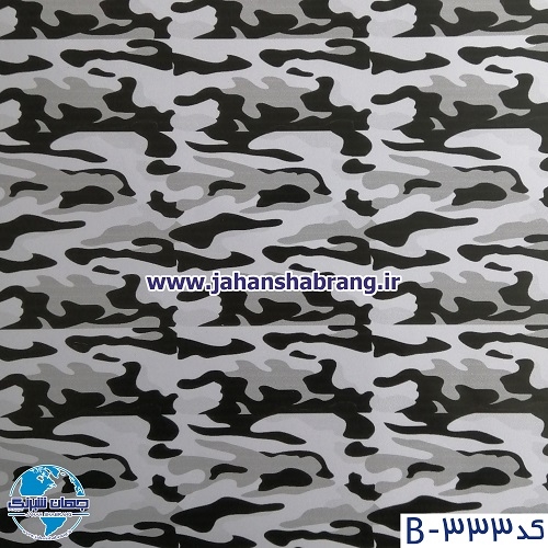 بمب استیکر ارتشی مشکی یورو دکور کد B-333