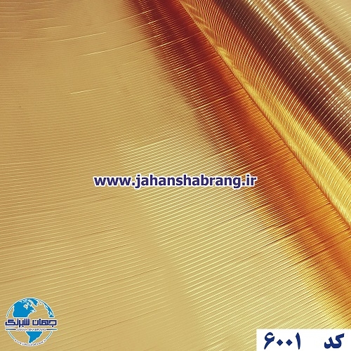 دکوری دیسکاوری راه راه طلایی یورو دکور کد 6001