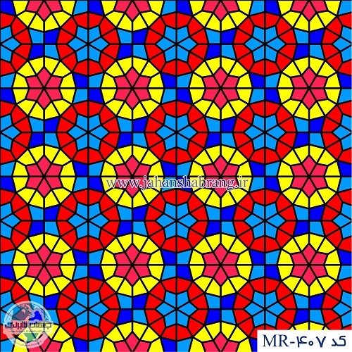 مات کن رنگی یورو دکور کد MR-407