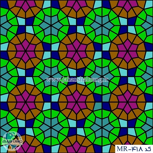 مات کن رنگی یورو دکور کد MR-418