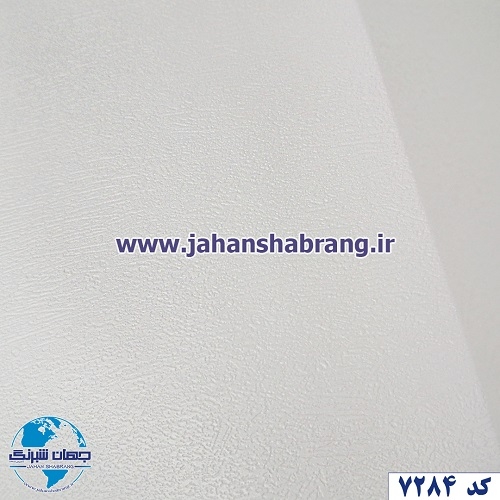 دکوری - چرم سفید برجسته مات یورو دکور کد 7284