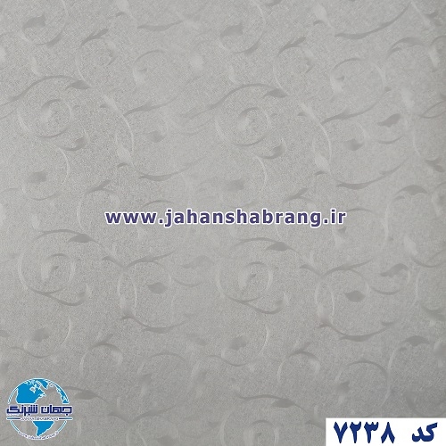 طرح کاغذ دیواری نقرهای برجسته مات یورو دکور کد 7238