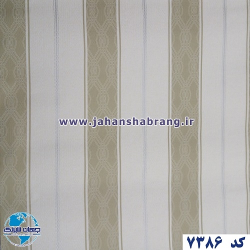 طرح کاغذ دیواری کرم زیتونی برجسته مات یورو دکور کد 7386