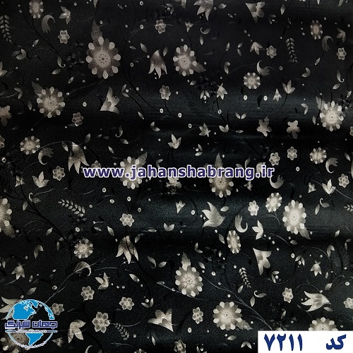 طرح کاغذ دیواری مشکی برجسته مات یورو دکور کد 7211