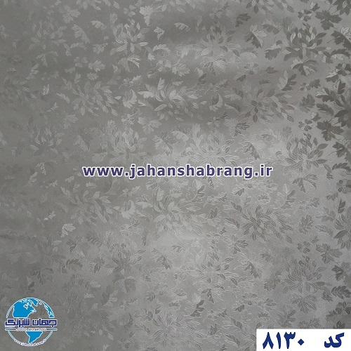 طرح کاغذ دیواری نقرهای برجسته مات یورو دکور کد 8130
