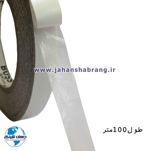 چسب دوطرفه سلولوزی 102cm*100m کد TP15