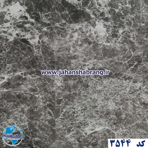 دکوری طرح سنگ طوسی رگه سفید برجسته مات یوروفیکس کد 3544