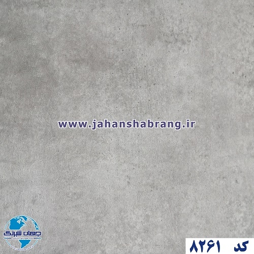 دکوری طرح سنگ مات بتن پفکی طوسی متوسط یورو دکور کد 8261