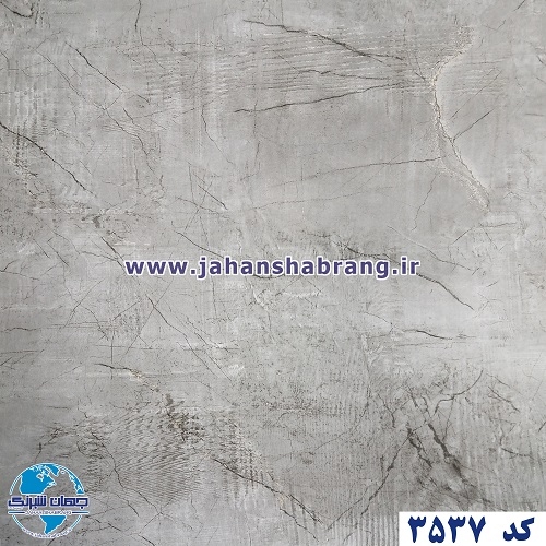 دکوری طرح سنگ برجسته مات طوسی روشن رگه مشکی یوروفیکس کد 3537