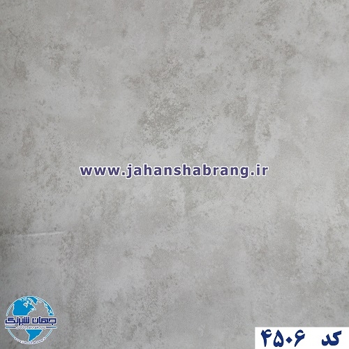 دکوری طرح سنگ برجسته مات بتن طوسی روشن یورو دکور کد 4506