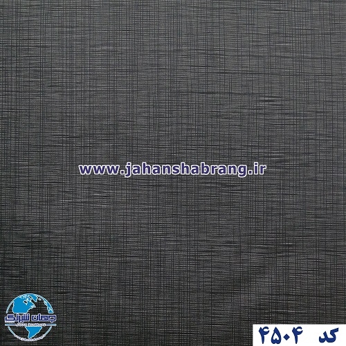 دکوری طرح کاغذ دیواری برجسته مات طوسی خط دار یورو دکور کد 4504