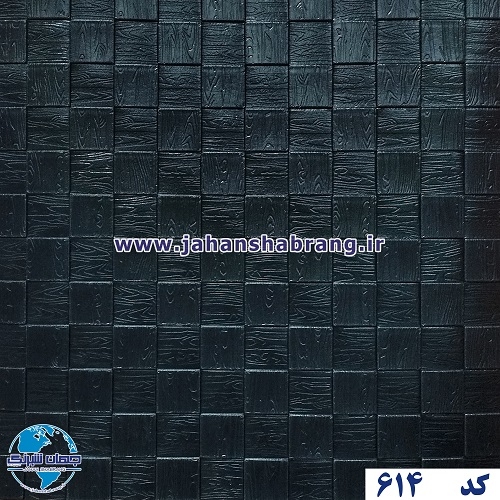 دیوارپوش فومی طرح مربع ریز مشکی یورو دکور کد DF-614