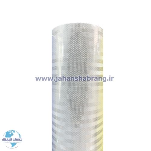 شبرنگ اقتصادی لانه زنبوری پریسماتیک راه راه 122c*45 سفید یورولایت چین کد DM3330-1