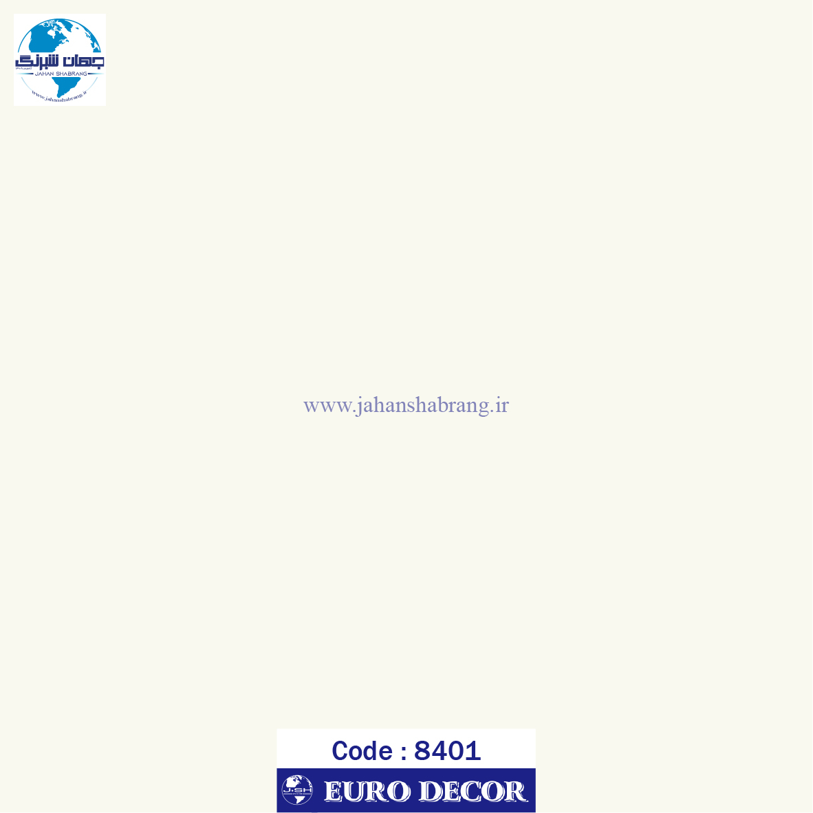 دکوری‏ ‏سافت تاچ شیری 60c*25m یورو دکور‏ ‏‏کد 8401