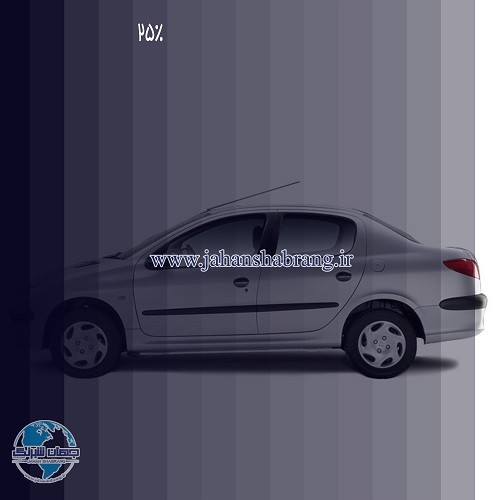 دودی‏‏ ضدخش 1 لایه‎‎‎ سولاریم چین مشکی تم آبی ‏کد‏ ‎BK25-SO‎