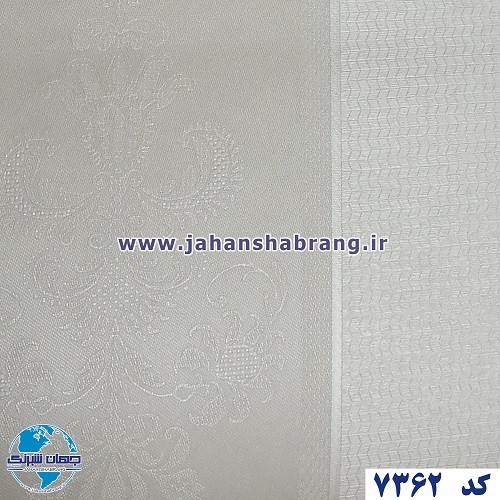 طرح‏ ‏کاغذ‏ ‏دیواری‏ سفید ‏‏برجسته‏ ‏‏مات‏ ‏یورو دکور‏ ‏‏کد ‏7362