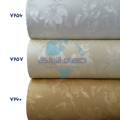 طرح‏ ‏کاغذ‏ ‏دیواری کرم برجسته مات‏ ‏یورو دکور‏ ‏‏کد 7257
