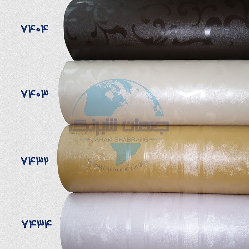 طرح‏ ‏کاغذ‏ ‏دیواری‏ قهوه‌ای تیره ‏‏برجسته مات‏ ‏یورو دکور‏ ‏‏کد ‏7404