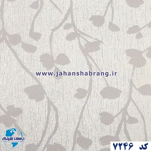طرح‏ ‏کاغذ‏ ‏دیواری سفید برجسته مات‏ ‏یورو دکور‏ ‏‏کد ‏7246