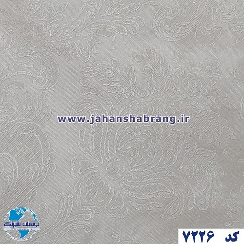 طرح‏ ‏کاغذ‏ ‏دیواری‏ سفید برجسته ‏‏مات‏ ‏یورو دکور‏ ‏‏کد ‏7226