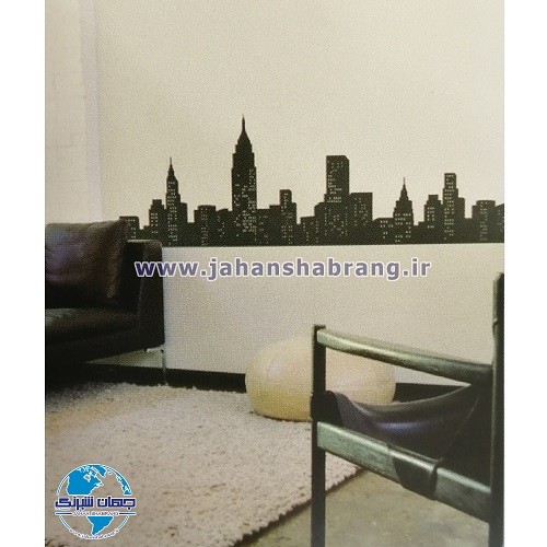 استیکر تزئینی برج و ساختمان کد 023