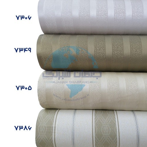 طرح‏ ‏کاغذ‏ ‏دیواری سفید برجسته مات‏ ‏یورو دکور‏ ‏‏کد ‏7306