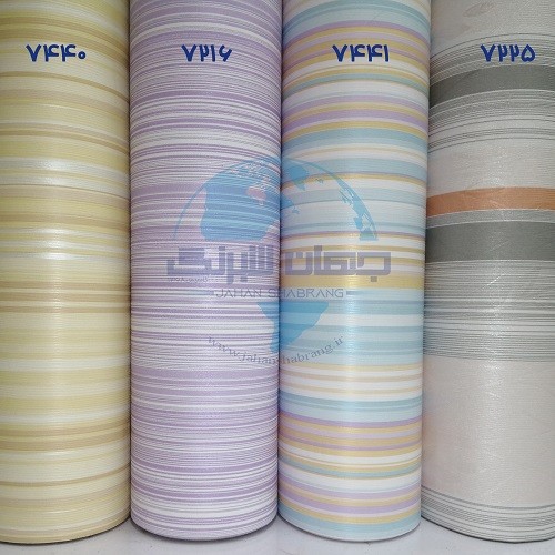 طرح‏ ‏کاغذ‏ ‏دیواری‏ ‏‏چندرنگ برجسته‏ ‏‏مات‏ ‏یورو دکور‏ ‏‏کد ‏7441