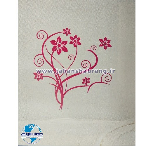 استیکر تزئینی پیچک صورتی کد 104