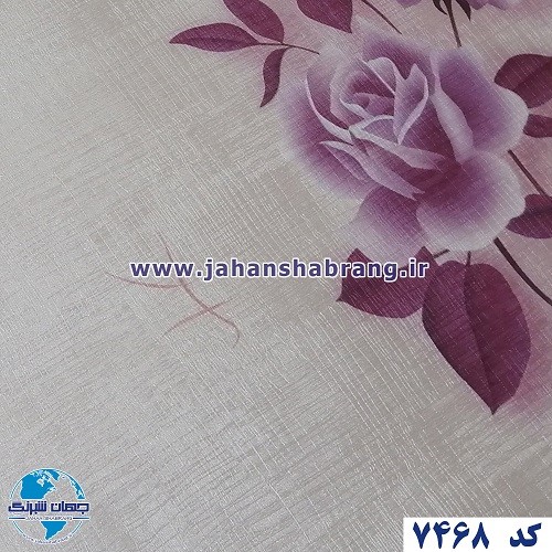 طرح‏ ‏کاغذ‏ ‏دیواری‏ گلبهی روشن برجسته ‏‏مات‏ ‏یورو دکور‏ ‏‏کد ‏7468
