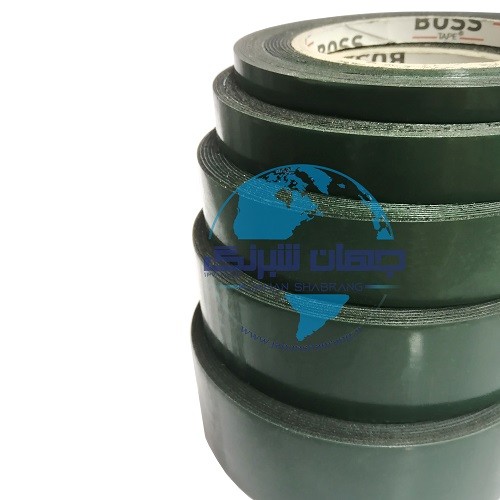 چسب‏ ‏دوطرفه‏ ‏‏فوم‏ ‏مشکی‏ ‏‏روکش‏ ‏سبز 1 سانتی‎ ‏کد‏ TP20-1