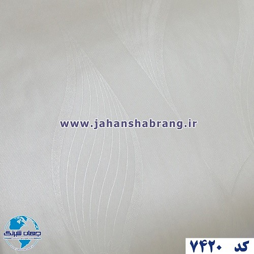 طرح‏ ‏کاغذ‏ ‏دیواری‏ کرم‌روشن ‏‏برجسته‏ ‏‏مات‏ ‏یورو دکور‏ ‏‏کد ‏7420