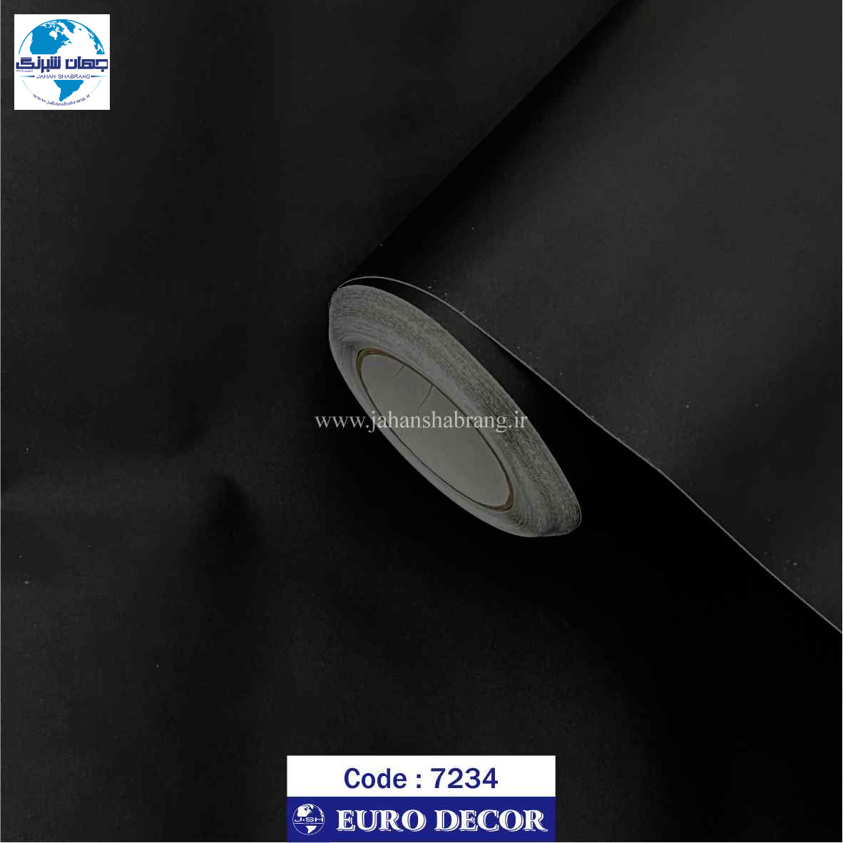 دکوری‏ ‎-‎ ‏‏چرم‏ ‏نقطه‏‌ای‏ مشکی ‏‏برجسته‏ ‏‏مات‏ ‎‏یورو دکور‏ ‏‏کد ‏‎7234‎