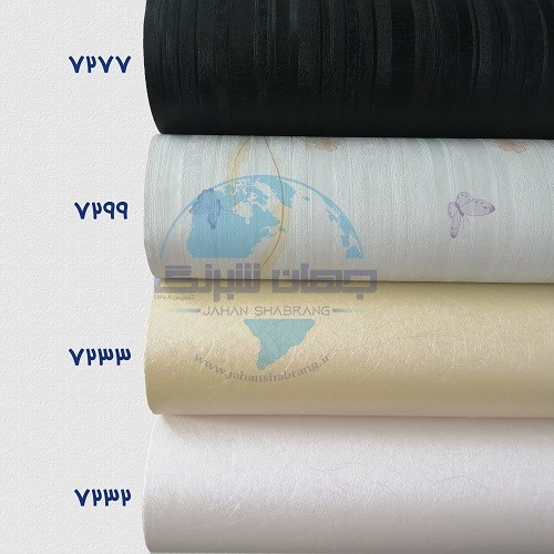طرح‏ ‏کاغذ‏ ‏دیواری‏ ‏‏سبز روشن برجسته‏ ‏‏مات‏ ‏یورو دکور‏ ‏‏کد ‏7299