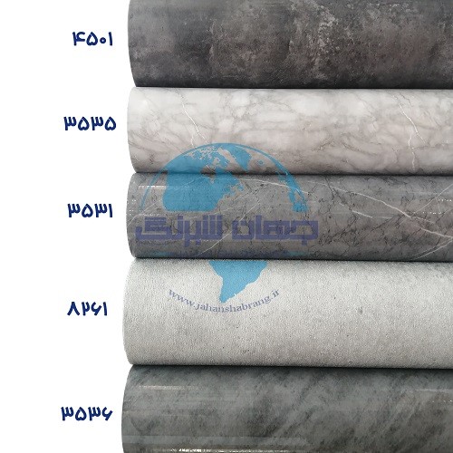 دکوری طرح سنگ مات بتن پفکی طوسی متوسط یورو دکور کد 8261