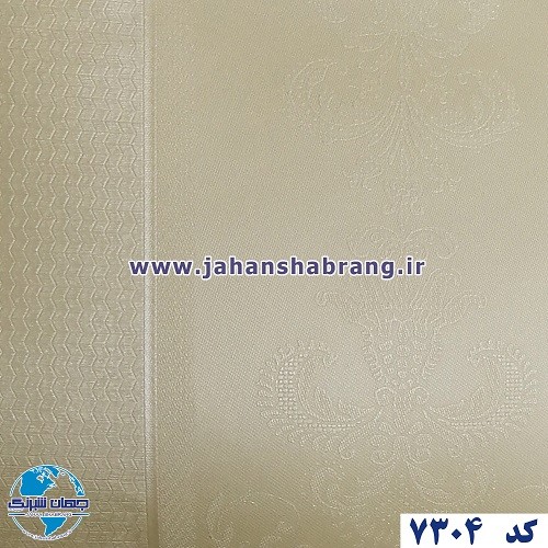طرح‏ ‏کاغذ‏ ‏دیواری‏ کرم ‏‏برجسته‏ ‏‏مات‏ ‏یورو دکور‏ ‏‏کد ‏7304