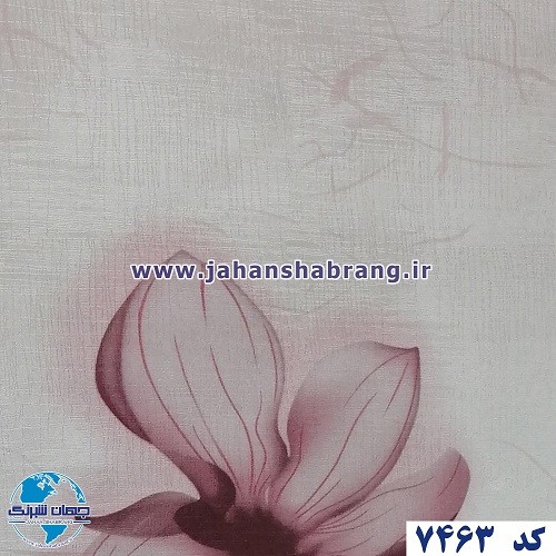 طرح‏ ‏کاغذ‏ ‏دیواری‏ گل گلبهی برجسته ‏‏مات‏ ‏یورو دکور‏ ‏‏کد ‏7463