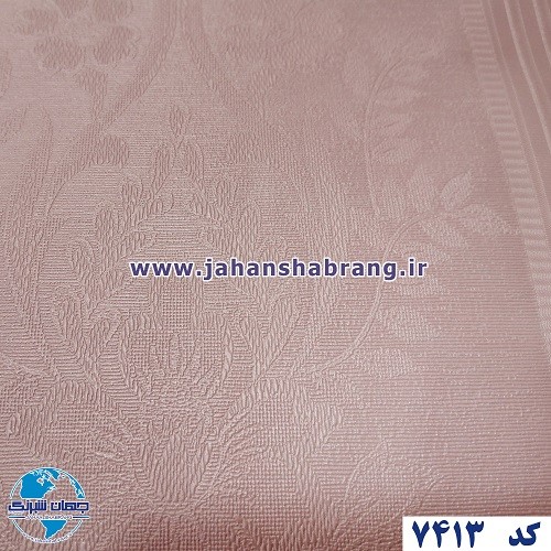 طرح‏ ‏کاغذ‏ ‏دیواری داماسک گلبهی برجسته مات‏ ‏یورو دکور‏ ‏‏کد ‏7413
