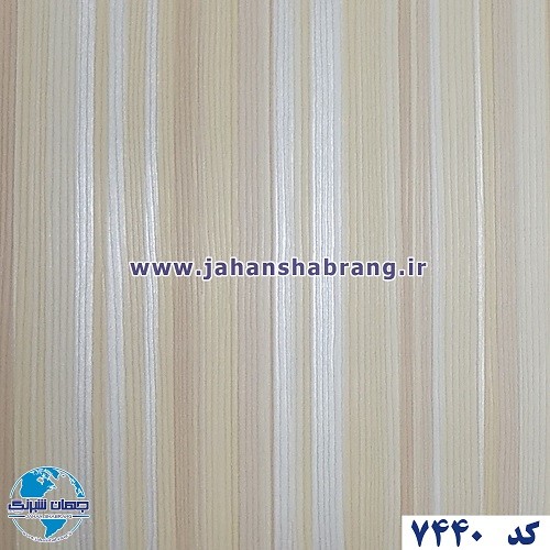طرح‏ ‏کاغذ‏ ‏دیواری‏ ‏‏کرم‌قهوه‌ای برجسته‏ ‏‏مات‏ ‏یورو دکور‏ ‏‏کد ‏7440