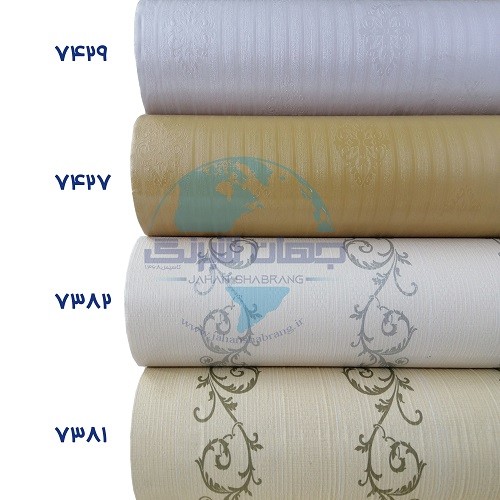 طرح‏ ‏کاغذ‏ ‏دیواری‏ طوسی روشن ‏‏برجسته مات‏ ‏یورو دکور‏ ‏‏کد ‏7382