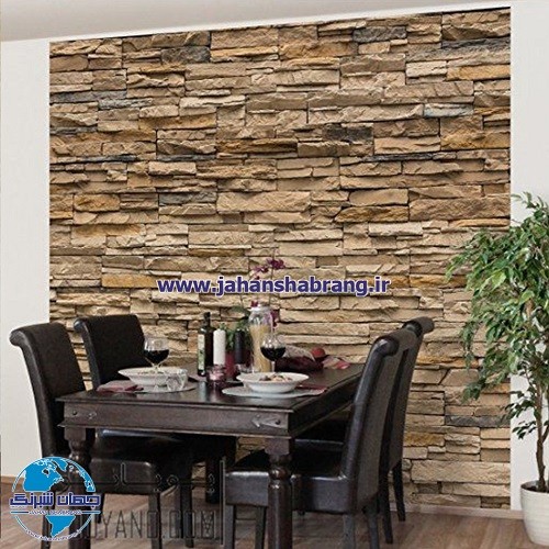 دکوری طرح آجر پفکی مات یورو دکور کد 8254