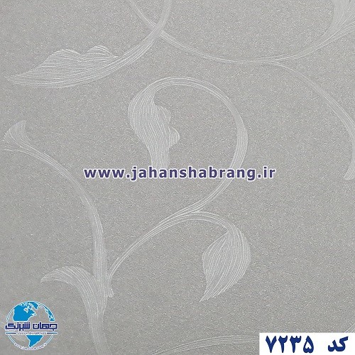 طرح‏ ‏کاغذ‏ ‏دیواری‏ ‏‏سفید برجسته‏ ‏‏مات‏ ‏یورو دکور‏ ‏‏کد ‏7235‎