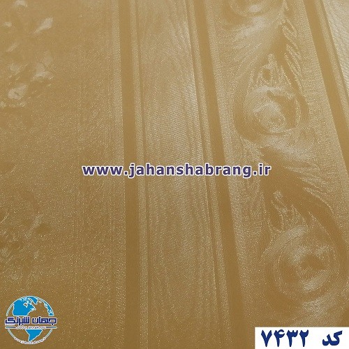 طرح‏ ‏کاغذ‏ ‏دیواری‏ طلایی برجسته ‏‏مات‏ ‏یورو دکور‏ ‏‏کد ‏7432