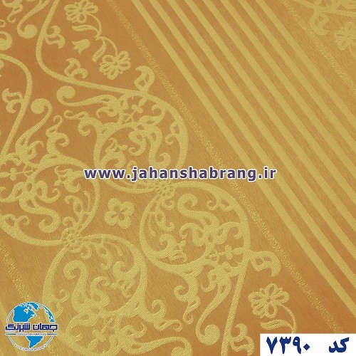 طرح‏ ‏کاغذ‏ ‏دیواری‏ طلایی برجسته ‏‏مات‏ ‏یورو دکور‏ ‏‏کد ‏7390
