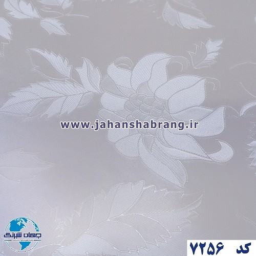طرح‏ ‏کاغذ‏ ‏دیواری سفید برجسته مات‏ ‏یورو دکور‏ ‏‏کد 7256